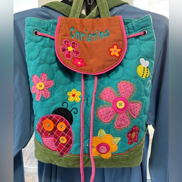 Stephen Joseph Quilted Backpack “Christina” - Picture 2 of 9